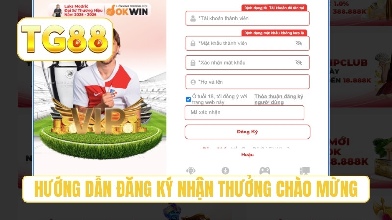 TG88 ⭐ Trang Chủ Chính Thức T9/2026 | Link TG88 Xúc Luôn +188K 23 Hướng dẫn đăng ký nhận thưởng chào mừng